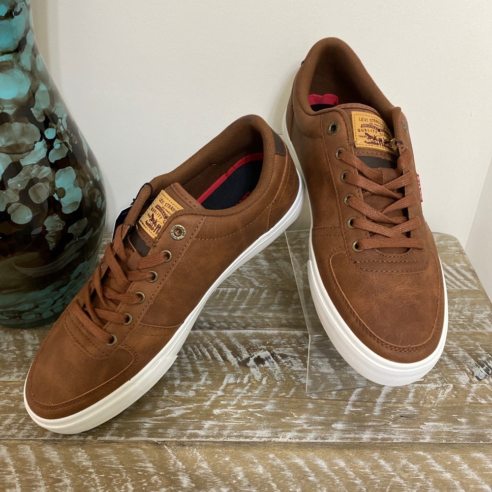 LEVIS BANTRY- BROWN/ TAN SNEAKER CAUSAL MENS SHOE